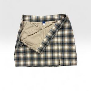 Old Navy | Black & Tan Checkered Mini Skirt
